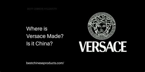 podróbki versace|Versace made in china.